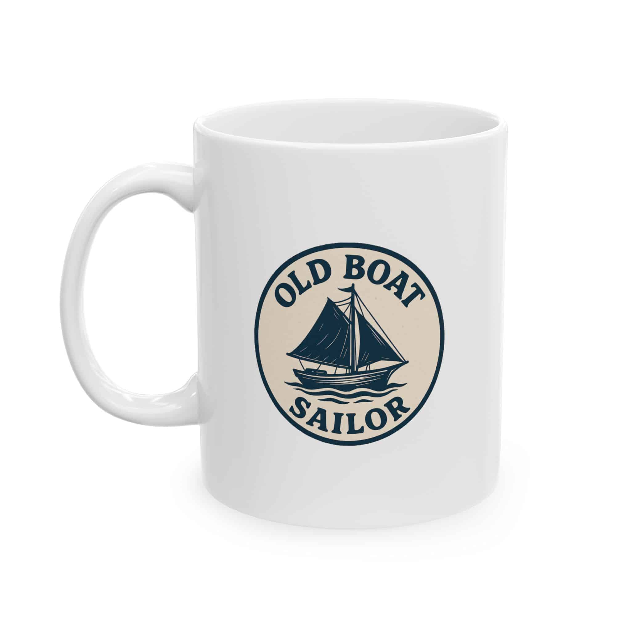 Old Boat Sailor Coffee Mug — OBS Logo Ceramic Mug (11oz, 15oz)